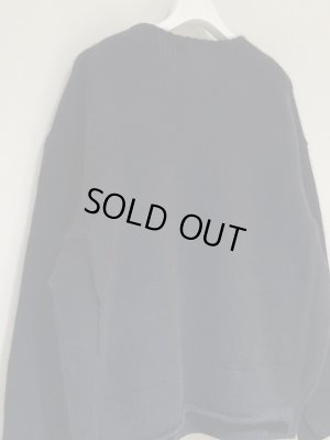 画像7: YOKE（ヨーク）コネクティング クルーネックニット ブラック