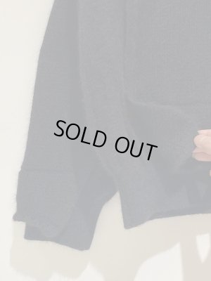 画像8: YOKE（ヨーク）コネクティング クルーネックニット ブラック