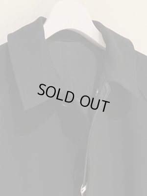 画像3: YOKE（ヨーク） リバーシブル バルカラーコート ブラック