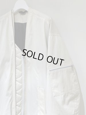 画像4: ESSAY（エッセイ） ダブルジップ MA-1 ホワイト