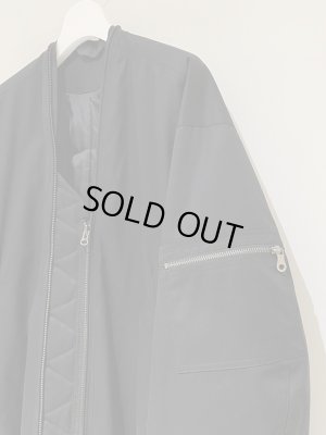 画像4: ESSAY（エッセイ） ダブルジップ MA-1 ブラック