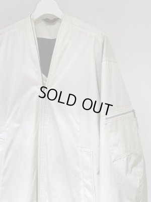 画像5: ESSAY（エッセイ） ダブルジップ MA-1 ホワイト