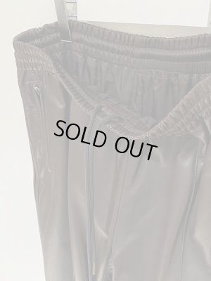 画像4: UNUSED（アンユーズド） レザートラックパンツ ダークブラウン