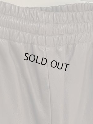 画像6: UNUSED（アンユーズド） レザートラックパンツ ダークブラウン