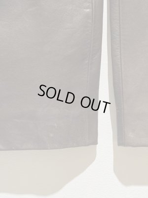 画像12: UNUSED（アンユーズド） レザートラックパンツ ダークブラウン