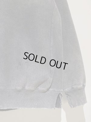 画像5: ANCELLM（アンセルム） ダメージスウェットシャツ ライトブラック