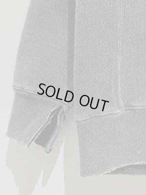 画像4: ANCELLM（アンセルム） ダメージスウェットシャツ ライトブラック