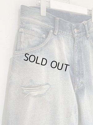 画像4: ANCELLM（アンセルム） セルビッジ テーパード 5Pデニムパンツ “ユーズド”