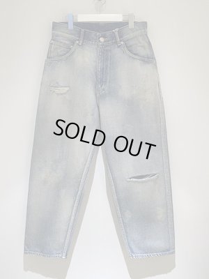 画像2: ANCELLM（アンセルム） セルビッジ テーパード 5Pデニムパンツ “ユーズド”