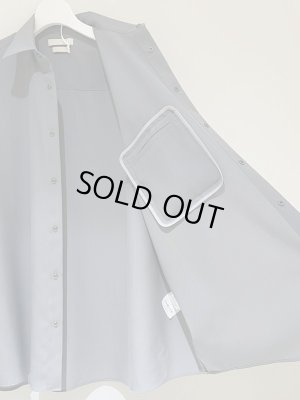 画像6: YOKE（ヨーク） カバードルーズフィットシャツ ダスティーグリーン