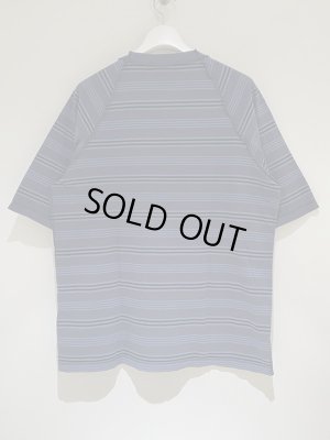 画像6: UNUSED（アンユーズド） インサイドアウト ボーダーTシャツ ネイビー