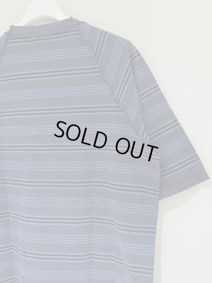 画像7: UNUSED（アンユーズド） インサイドアウト ボーダーTシャツ ネイビー