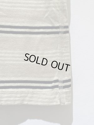 画像5: UNUSED（アンユーズド） インサイドアウト ボーダーTシャツ ベージュ