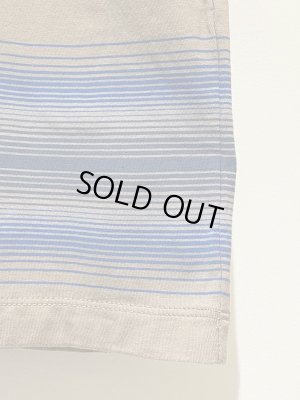 画像5: UNUSED（アンユーズド） グラデーションボーダーTシャツ ベージュ×ブルー