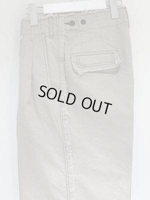 画像7: YOKE（ヨーク） カットオフ 2プリーテド ワイドトラウザーズ フォグホワイト