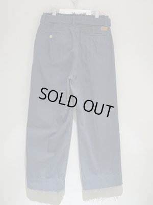 画像8: YOKE（ヨーク） カットオフワイドレッグド デニムトラウザーズ ターコイズディープ