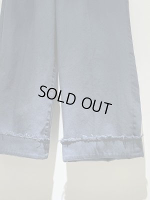 画像6: YOKE（ヨーク） カットオフワイドレッグド デニムトラウザーズ ターコイズディープ