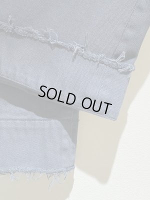 画像7: YOKE（ヨーク） カットオフワイドレッグド デニムトラウザーズ ターコイズディープ