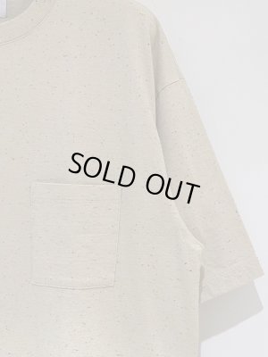画像4: UNUSED（アンユーズド） カラーネップ ポケットTシャツ ベージュ