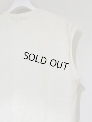 画像7: UNUSED（アンユーズド） カットオフ スリーブレスTee クリーム