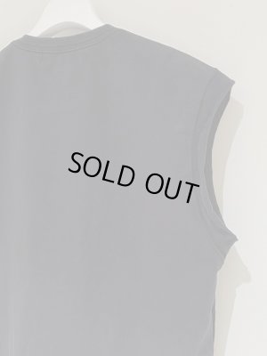 画像7: UNUSED（アンユーズド） カットオフ スリーブレスTee ブラック