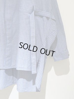 画像7: ESSAY（エッセイ） ドレープシャツ サックスストライプ