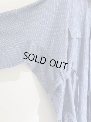 画像6: ESSAY（エッセイ） ドレープシャツ サックスストライプ