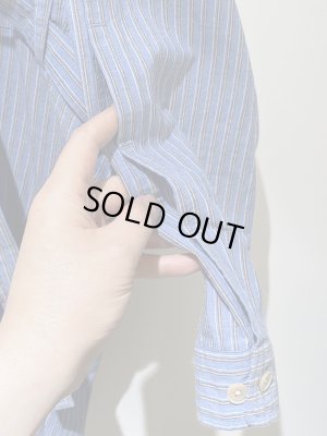 画像8: ESSAY（エッセイ） ドレープシャツ サックスストライプ