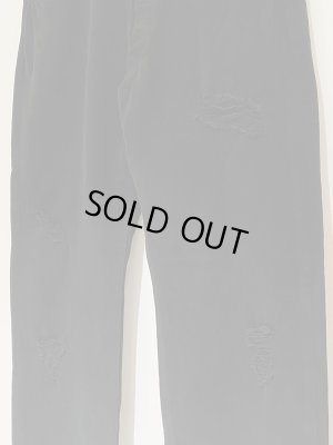 画像5: UNUSED（アンユーズド） ブラックダメージデニムパンツ