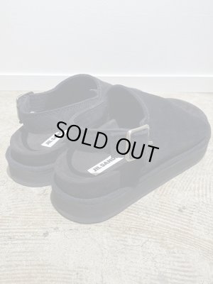 画像4: JIL SANDER（ジルサンダー） スウェードレザーサンダル ブラック