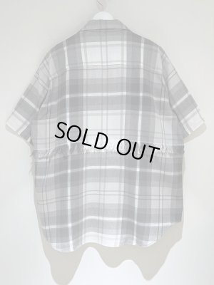 画像7: UNUSED（アンユーズド） ショートスリーブチェックシャツ グレー