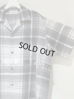 画像4: UNUSED（アンユーズド） ショートスリーブチェックシャツ グレー