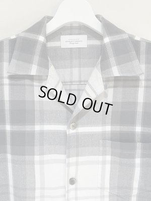 画像3: UNUSED（アンユーズド） ショートスリーブチェックシャツ グレー