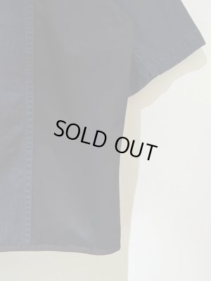 画像10: OAMC（オーエーエムシー） ショートスリーブ ヘリンボーンシャツブルゾン ネイビー×ブラック