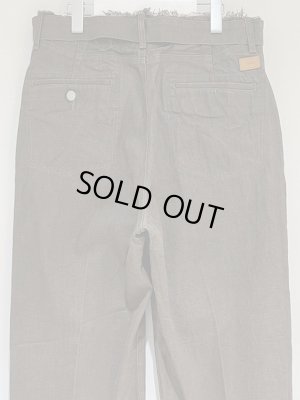 画像7: YOKE（ヨーク） Cut-off Wide Denim Trousers（カットオフワイドデニムトラウザーズ） オリーブドラブ