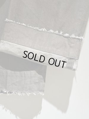 画像5: YOKE（ヨーク） Cut-off Wide Denim Trousers（カットオフワイドデニムトラウザーズ） オリーブドラブ