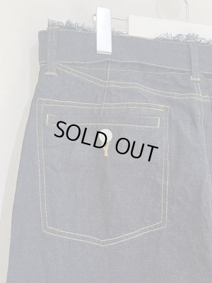 画像8: YOKE（ヨーク） Cut-off Wide Denim Trousers（カットオフワイドデニムトラウザーズ） インディゴ