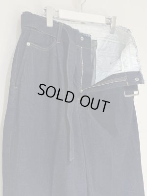 画像4: YOKE（ヨーク） Cut-off Wide Denim Trousers（カットオフワイドデニムトラウザーズ） インディゴ