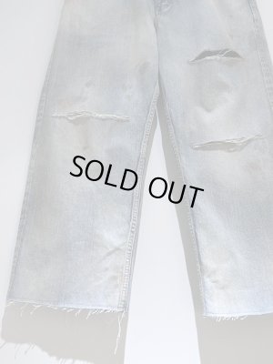 画像6: ANCELLM（アンセルム） ダメージセルビッジデニム ストレート5Pパンツ