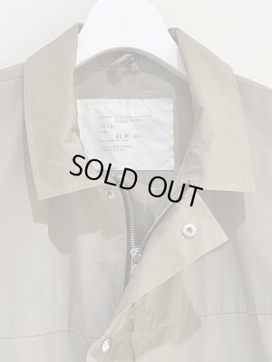 画像3: CAMIEL FORTGENS（カミエル フォートヘンス） カットオフ ポリエステルシャツジャケット ベージュ