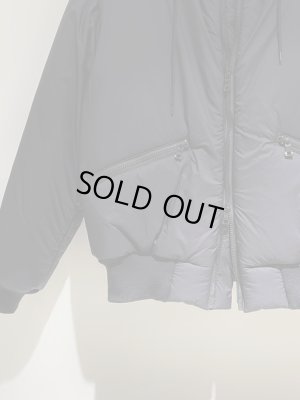 画像6: UNUSED（アンユーズド） パディングフーデッドジャケット ブラック