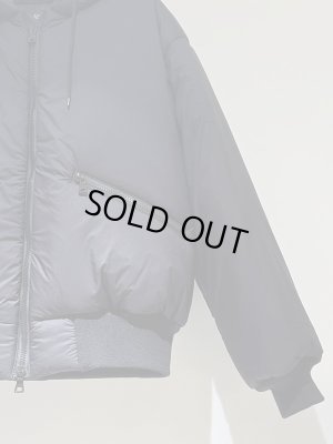 画像5: UNUSED（アンユーズド） パディングフーデッドジャケット ブラック