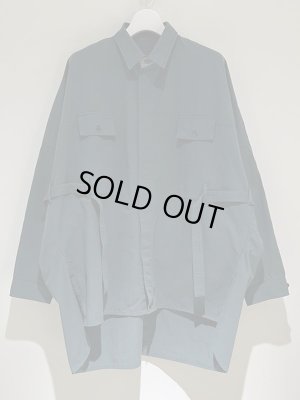 画像2: ESSAY（エッセイ） ドレープシャツ グリーン