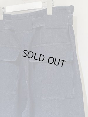 画像9: ESSAY（エッセイ） ベルテッドフィールドパンツ インディゴ