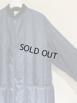 画像5: USA製 ナイロンキルティングコート ネイビー