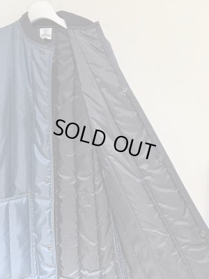 画像8: USA製 ナイロンキルティングコート ネイビー