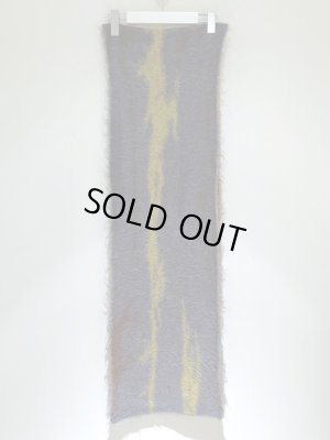 画像5: YOKE（ヨーク） Still Jacquard Mohair Long Stole（スティルジャカードモヘアロングストール） ダスティブルー