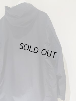 画像11: UNUSED（アンユーズド） 3レイヤーナイロン フーデッドコート ブラック