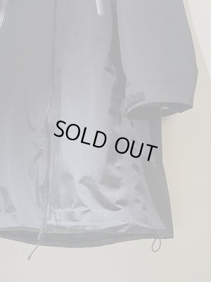 画像8: UNUSED（アンユーズド） 3レイヤーナイロン フーデッドコート ブラック