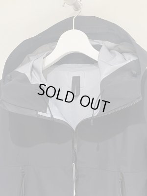 画像3: UNUSED（アンユーズド） 3レイヤーナイロン フーデッドコート ブラック